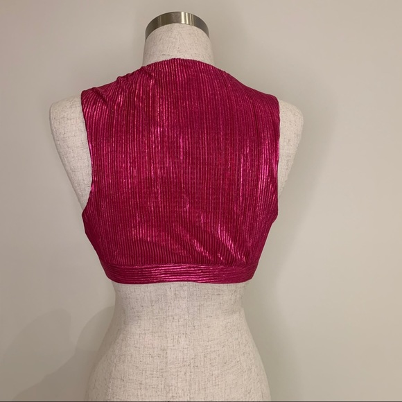 NWT For Love & Lemons Marion Cross Front Top - Picture 9 of 10